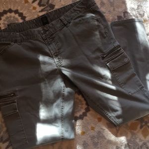 Olive Green skinny pants